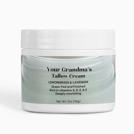 Your Grandma's Tallow Cream-Lemongrass and Lavender