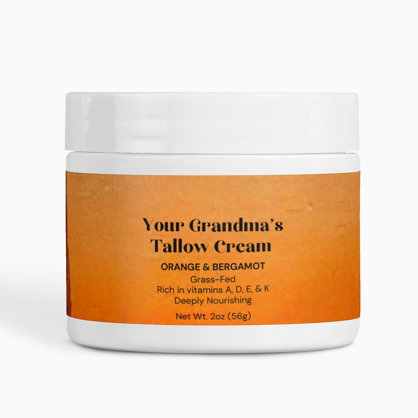 Tallow Cream Orange & Bergamot